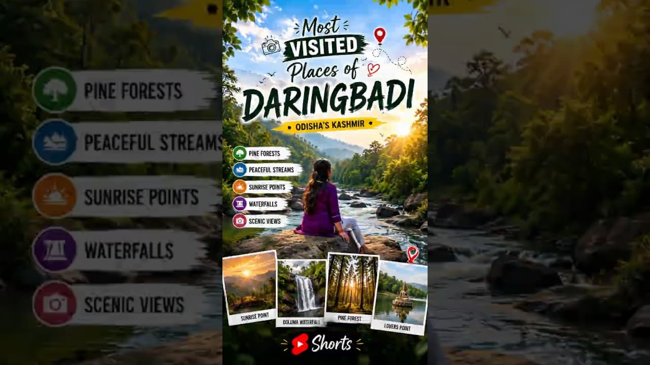 Top Places to Visit in Daringbadi | Kashmir of Odisha 🌲🏞️